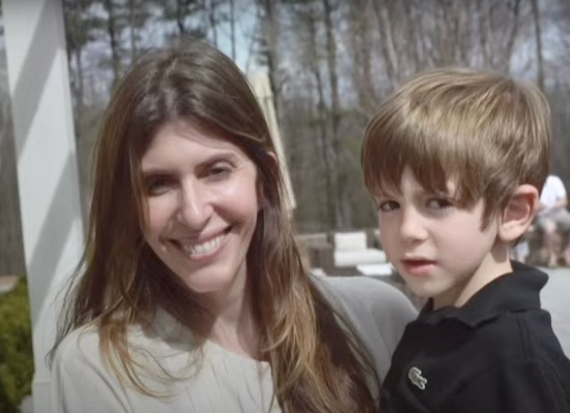 Jennifer Dulos and her son Petros Dulos, who was only 13 when she vanished